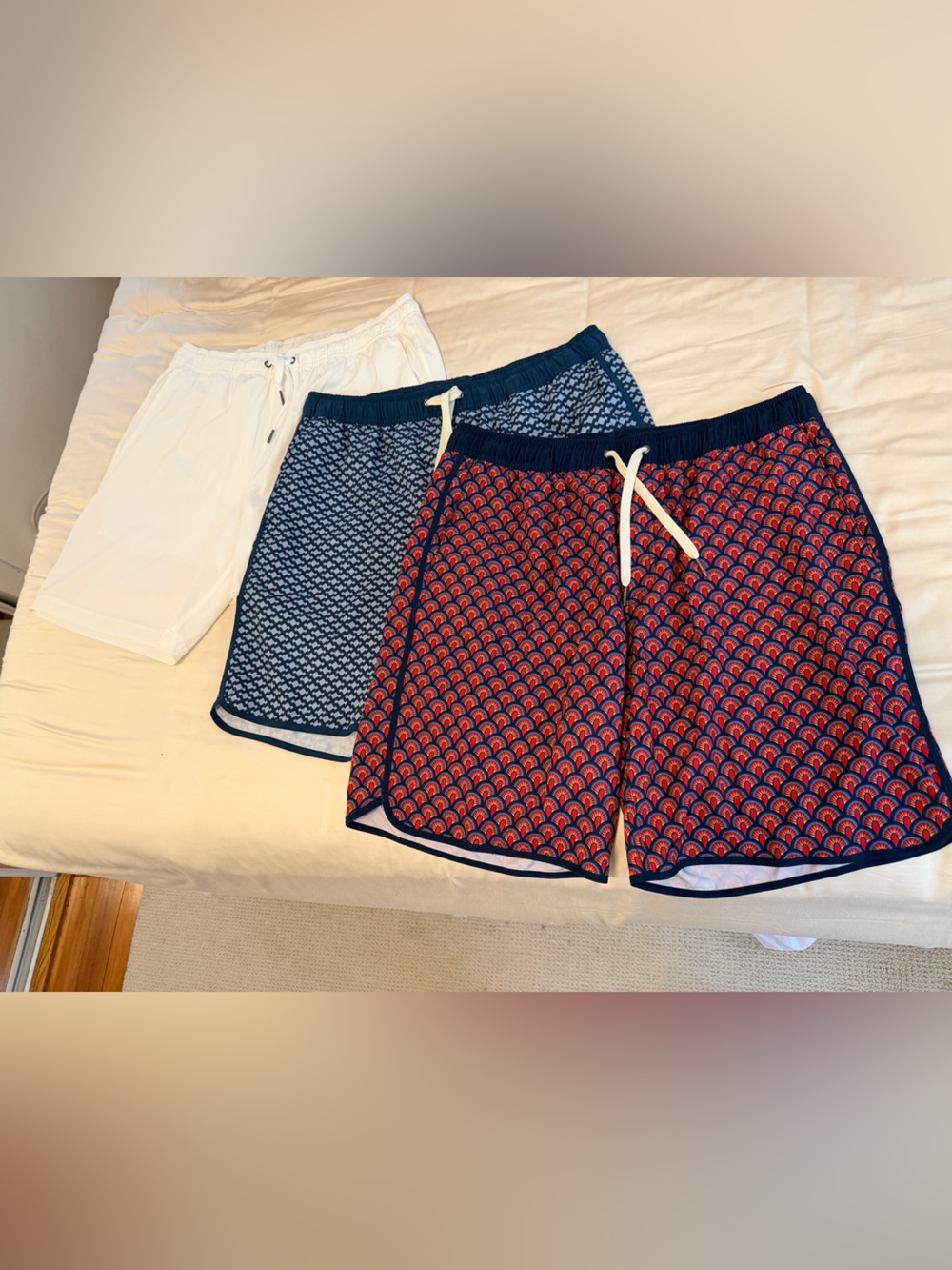3 Pair of Fair Harbor Men's Swim Shorts - XL